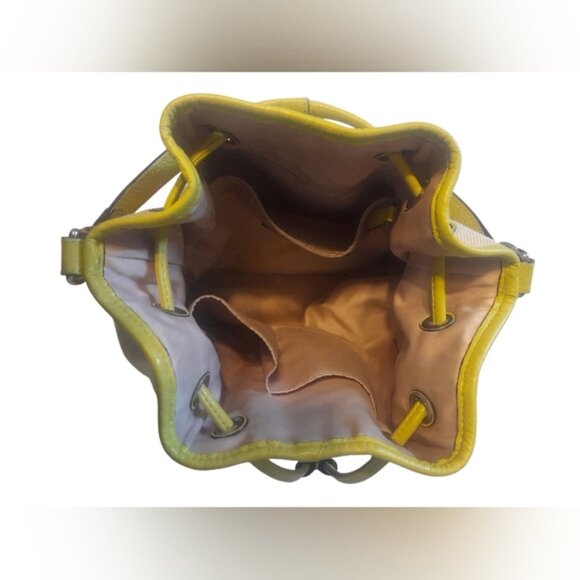 Coach Avery Canvas Drawstring Satchel Bag F28913 - Picture 9 of 15